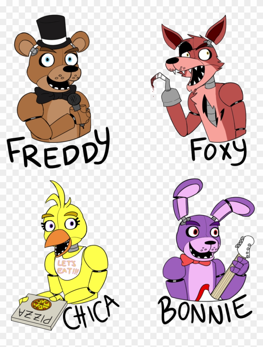 Stickers By Feraiigatrs Fnaf Stickers By Feraiigatrs - Five Nights At - Transparent PNG Clipart Images Download