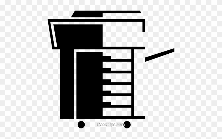 Photocopier Royalty Free Vector Clip Art Illustration - Photocopier Vector #1207902