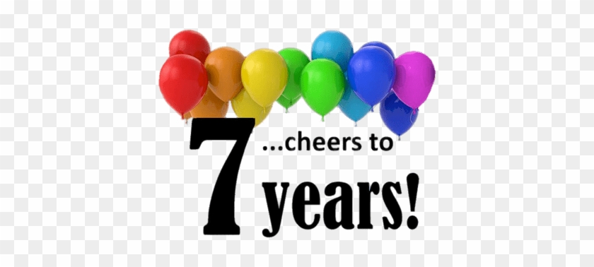 7 Year Anniversary - Happy 7th Work Anniversary - Free Transparent PNG ...