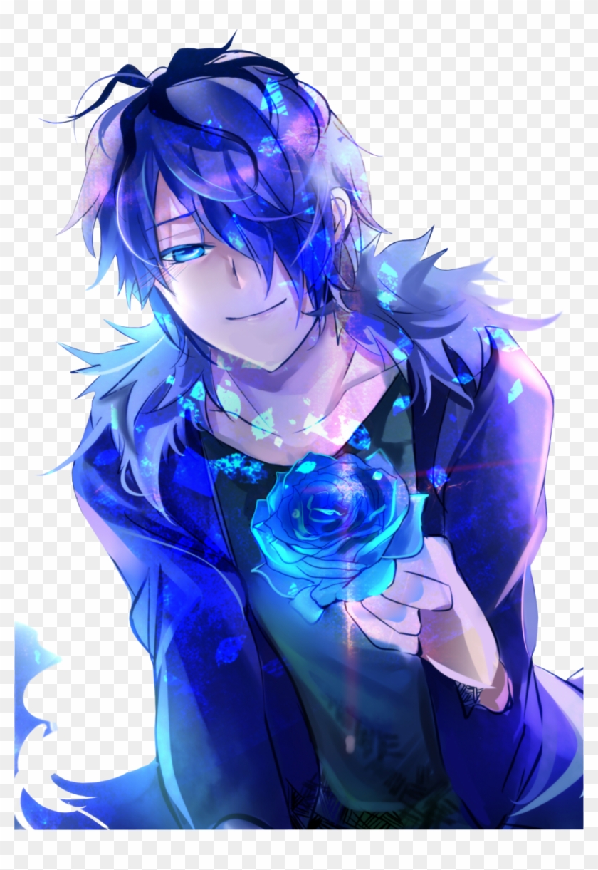 Anime Boy With Blue Hair Telegraph