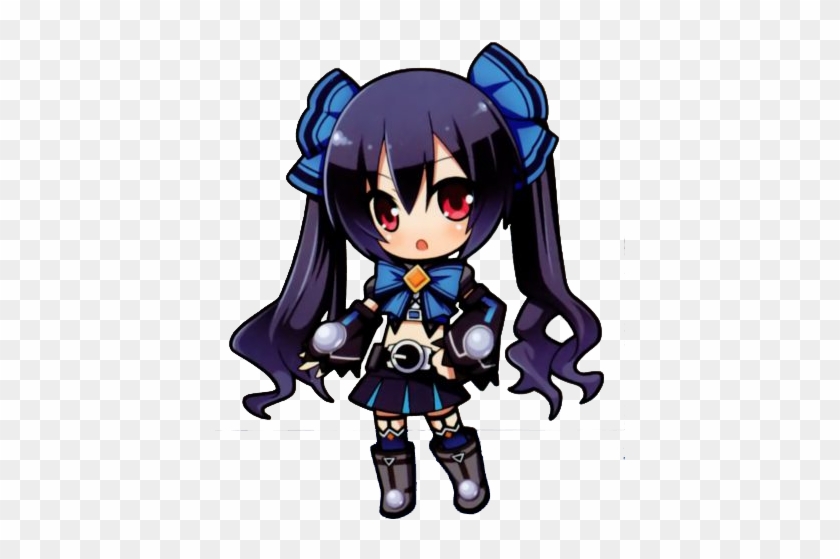 03 Noire Chibi 超 次元 ゲイム ネプテューヌ ノワール Free Transparent Png Clipart Images Download