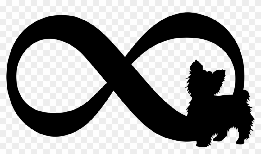 Infinity Yorkie - Yorkie Dog Silhouette #1213694