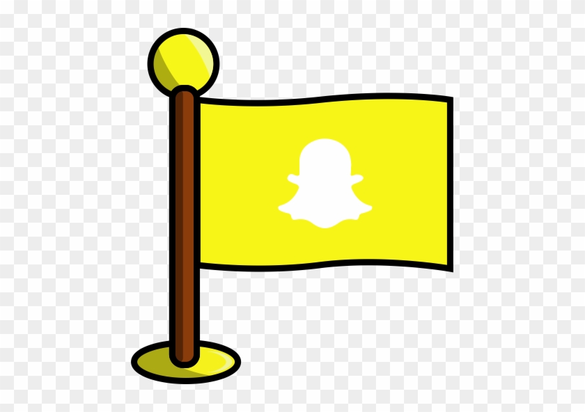 Social Media Flags - Snapchat Flag #1213885