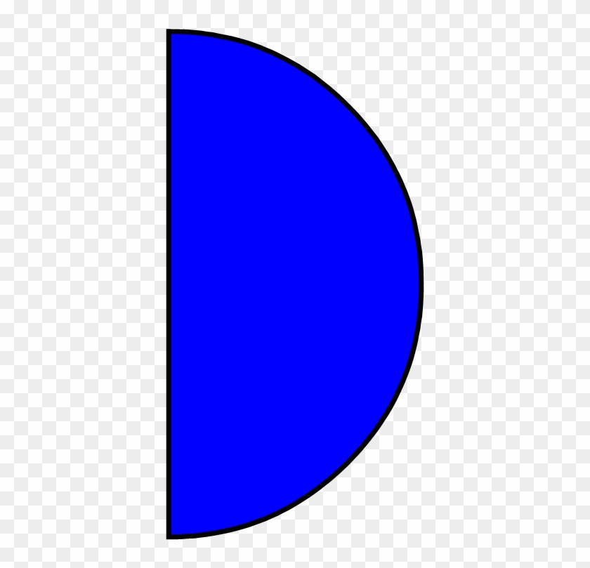 blue half circle logo