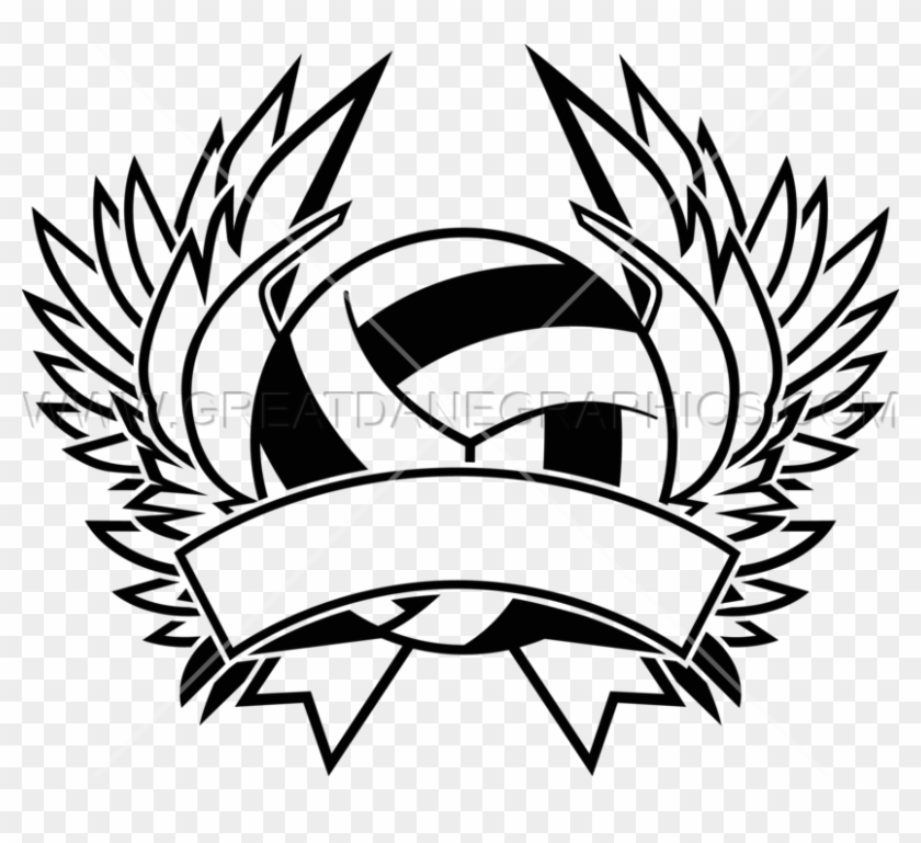 Volleyball Metal Crest Clip Art Free Transparent Png Clipart Images Download