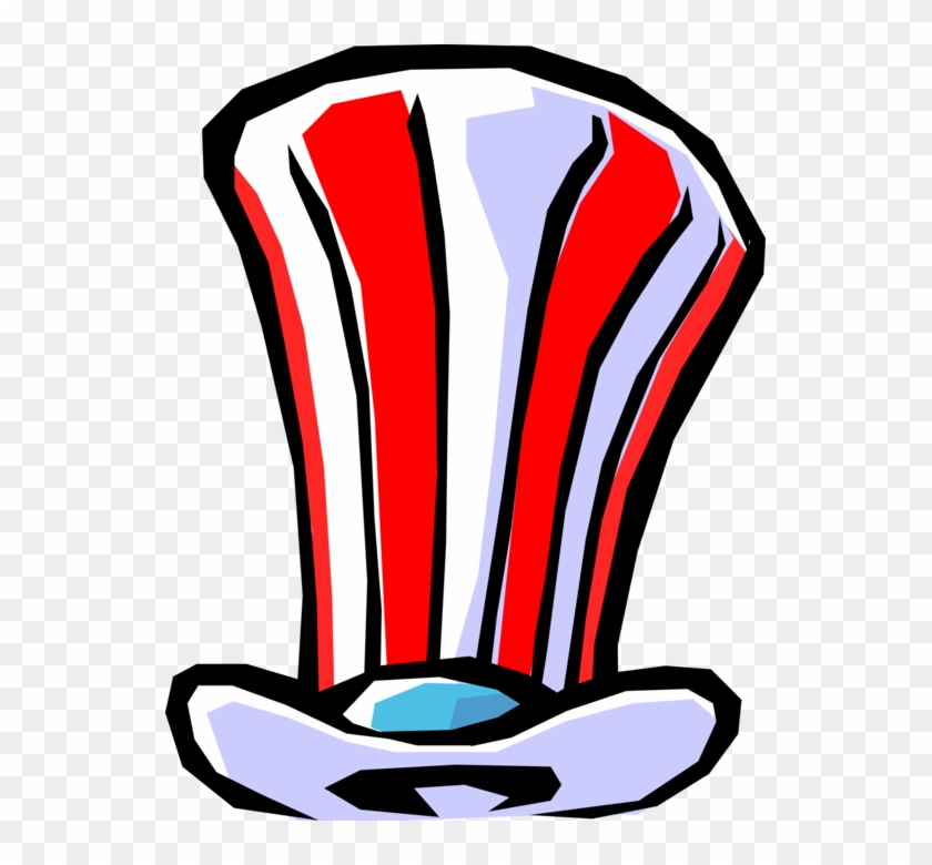 Vector Illustration Of Washington, D - Uncle Sam Hat #1216181