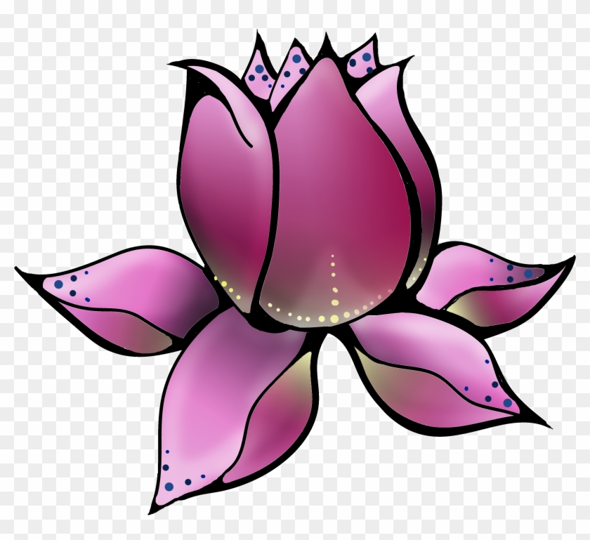 Lotus Flower By Helenaartwork On Deviantart - Moving Flower Png #1217187