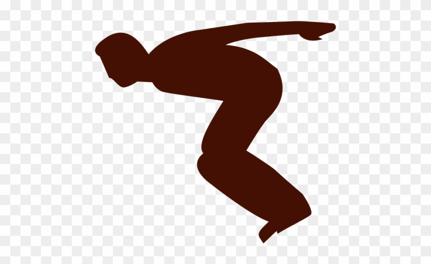 Parkour Jumper Start Transparent Png - Silhouette #1217862