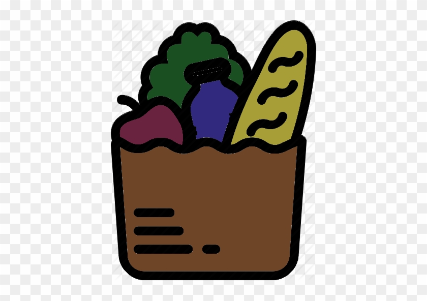 Food Shopping Bag Icon #1220291