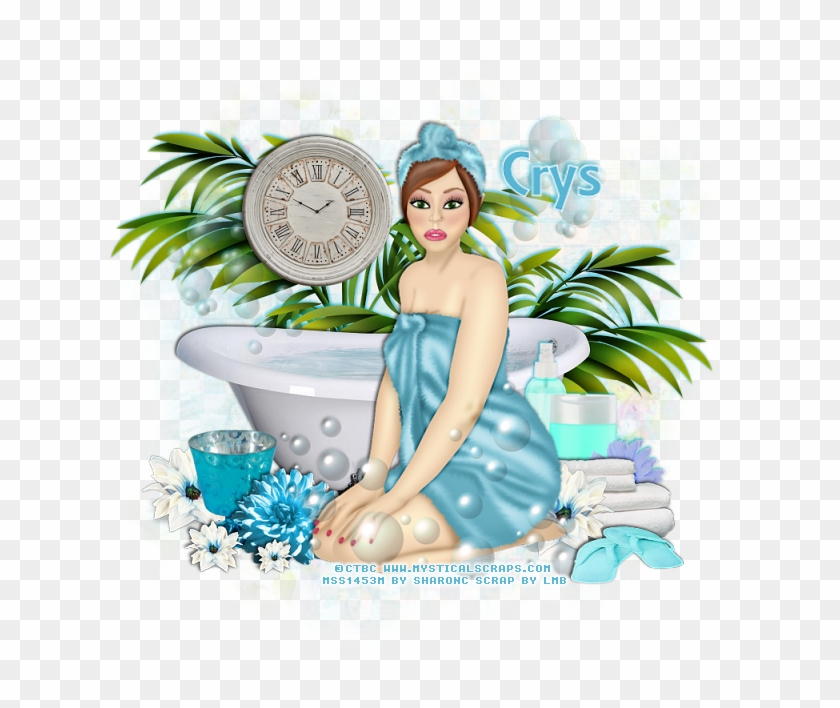 Ct Tag For Ctbc-bath Time - Illustration #1220432