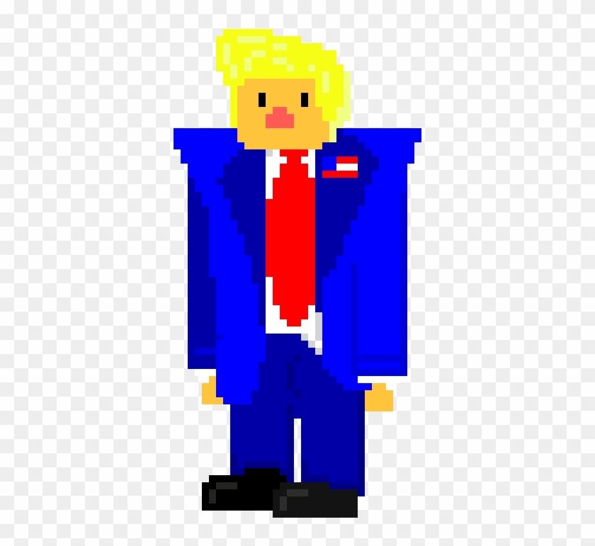 Pixel President - Cartoon #1220986