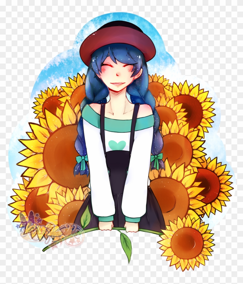 Sunflower Pixel Captain By Kai Spacetoki - Illustration #1221631