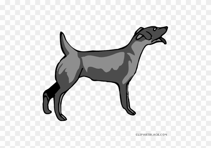 Barking Dog Animal Free Black White Clipart Images - Clipart Barking Dog Png #1223410