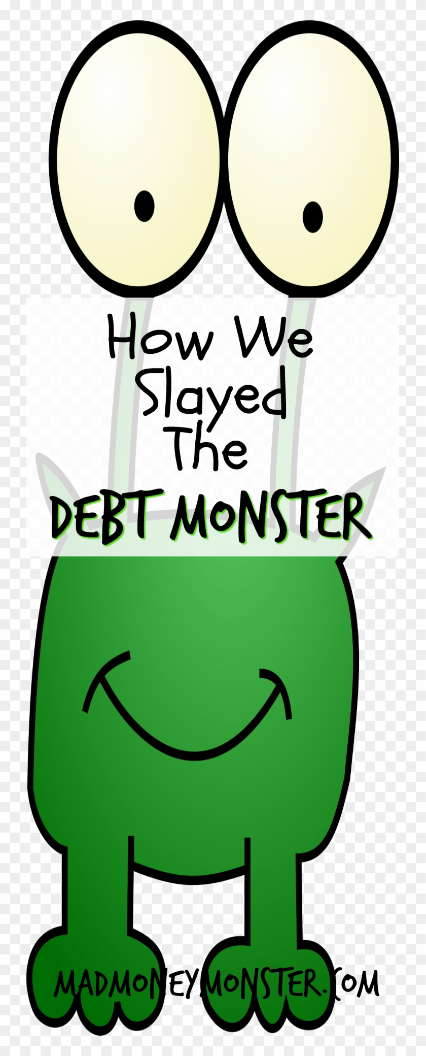 Having Debt Isn't Hopeless - Green Monster Clipart #1223646