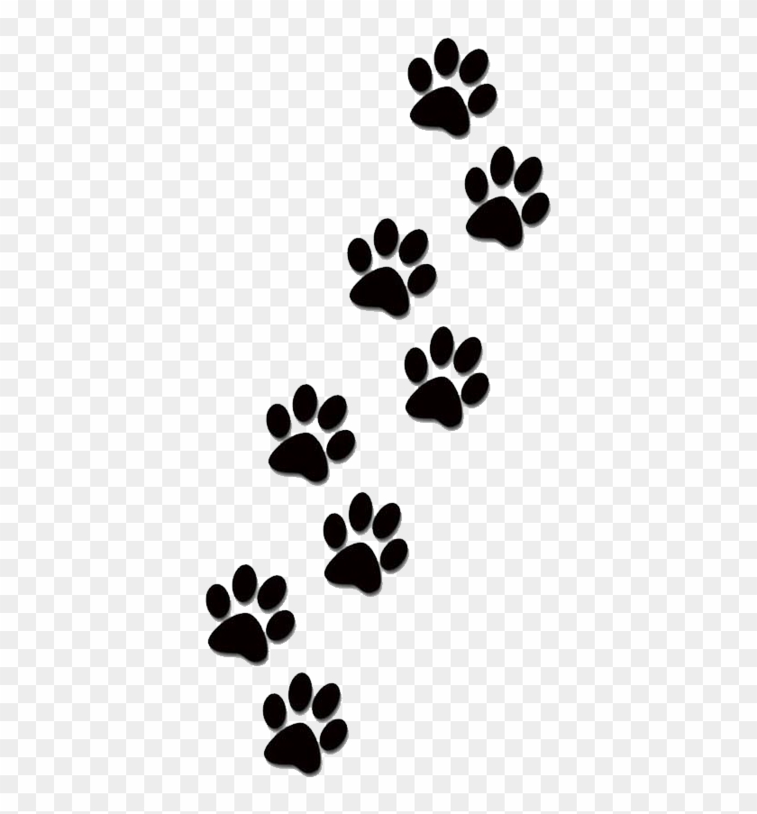 clipart dog paw print outline