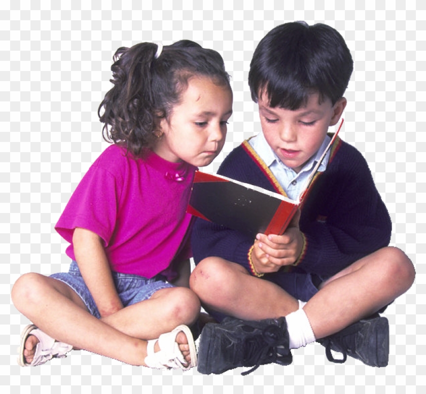 Reading Children's Literature School Student - School Children Reading Book Png #1226012