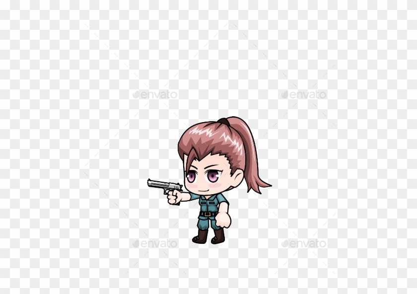 The Explorer Girl Sprite Character - Cartoon #1226357