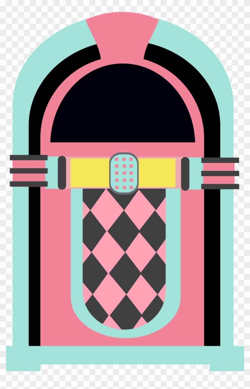 Music ‿ ⁀• - 50s Jukebox Clip Art - Free Transparent PNG Clipart Images