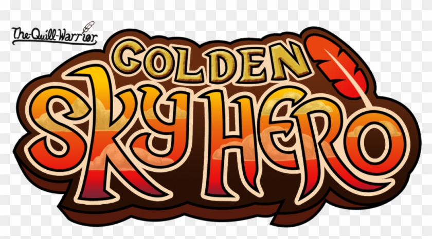 Golden Sky Hero Logo By The Quill Warrior - Warrior #1228017