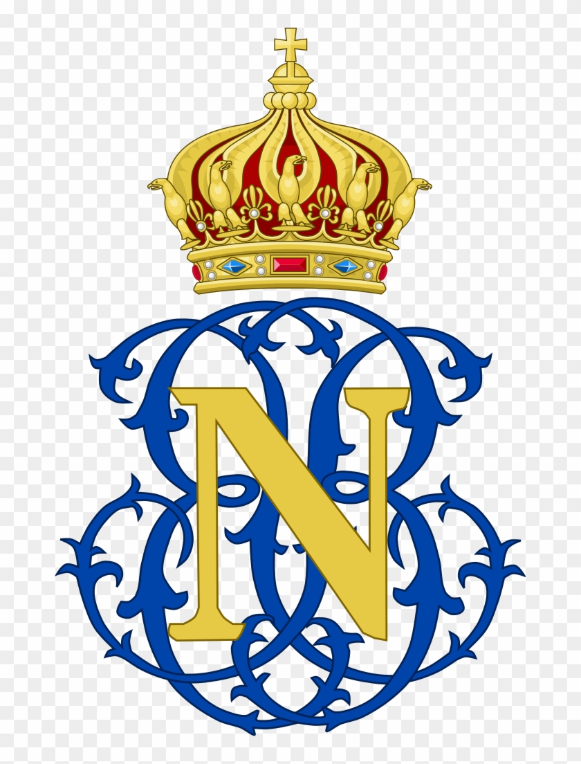 Imperial Monogram Of Napoleon, Prince Imperial Of France - Napoleon Imperial Monogram #1229413