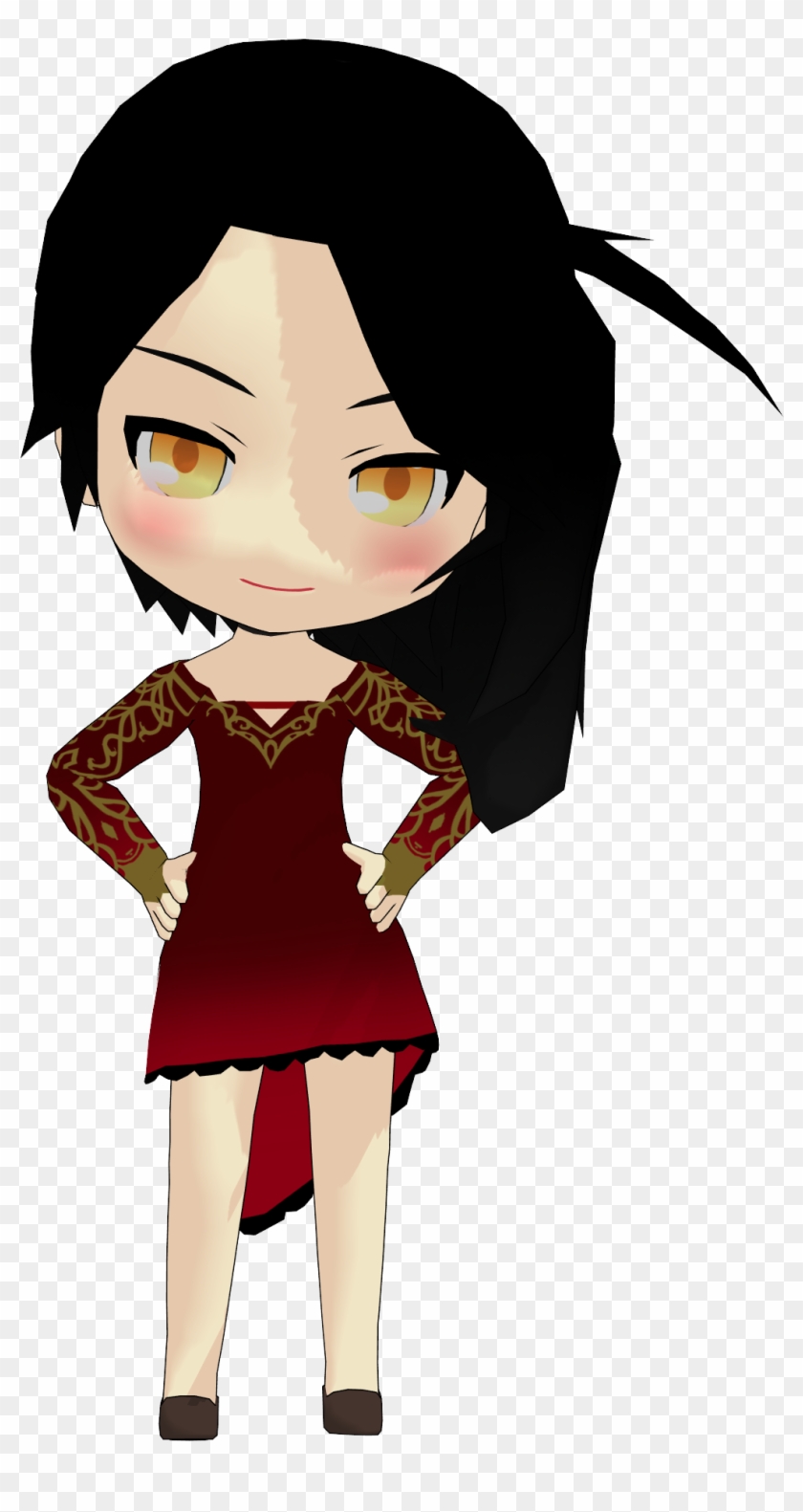 Mmd Rwby Chibi Cinder Fall Dl By - Rwby Chibi #1229774