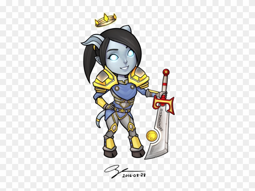 2016 08 - Chibi Draenei Paladin #1229901