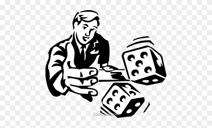 Man Rolling The Dice - Man Rolling Dice Clip Art - Full Size PNG ...