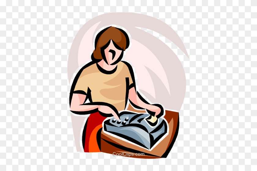 Accountant With Adding Machine Royalty Free Vector - Accountant With Adding Machine Royalty Free Vector #1230265