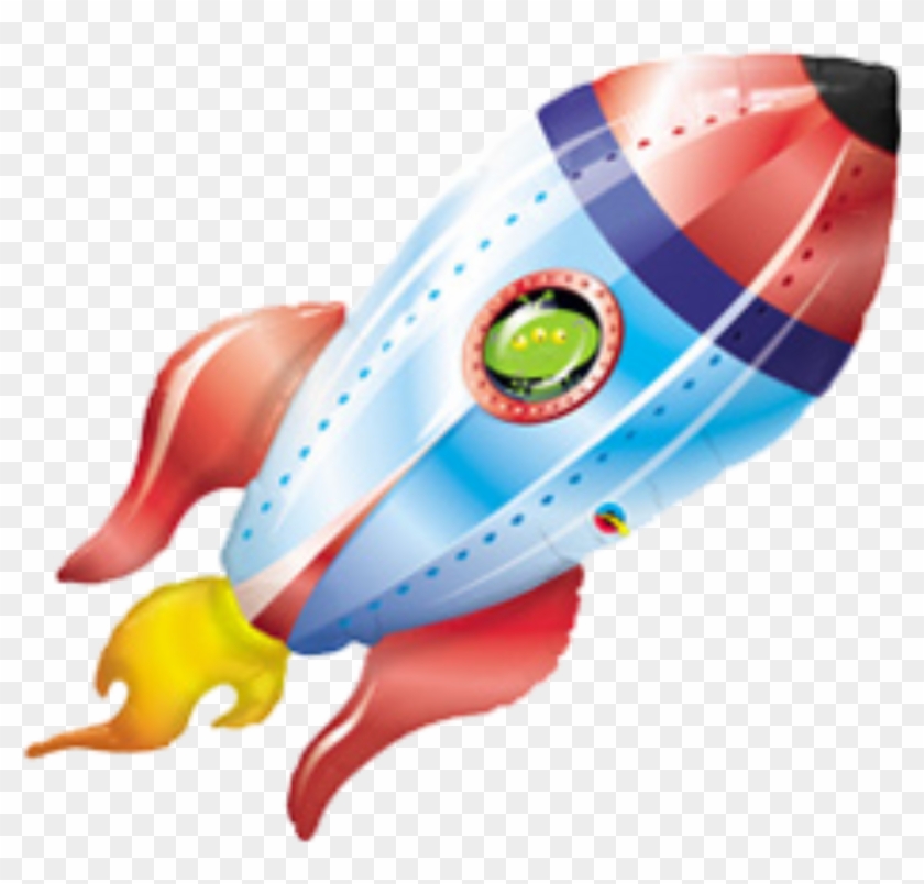 Balloon Spacecraft Outer Space Rocket Alien - 40" Alien Space Ship Helium Shape #1230337