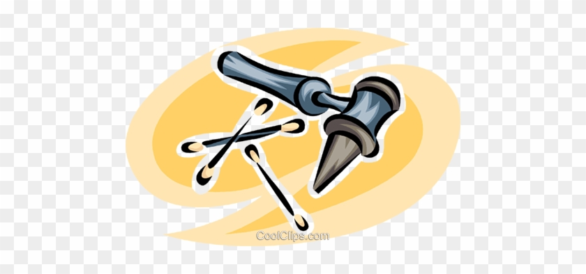 Ear Examining Tools Royalty Free Vector Clip Art Illustration - Illustration #1231101