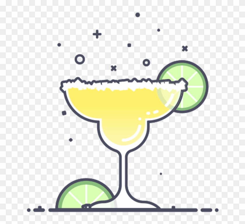 Margarita Cocktail Limoncello Lemon Illustration - Martini #1232243