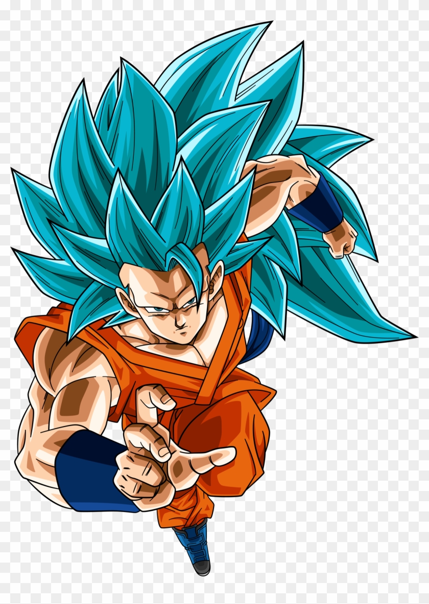 Goku Super Saiyan Blue Drawing by Ankan Debnath - Pixels Merch