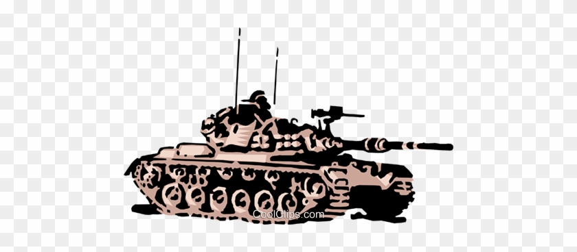 Tank Royalty Free Vector Clip Art Illustration - Tank #1234318