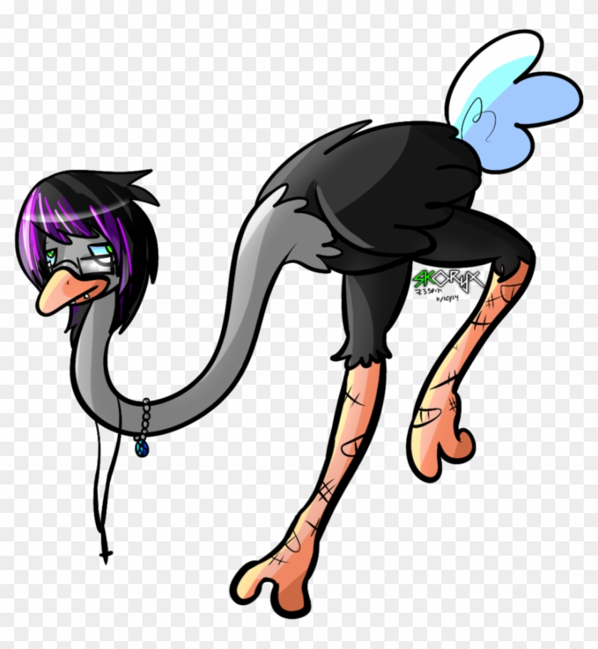 Ostrich-sona By Skoryx - Ostrich Fursona #1234381