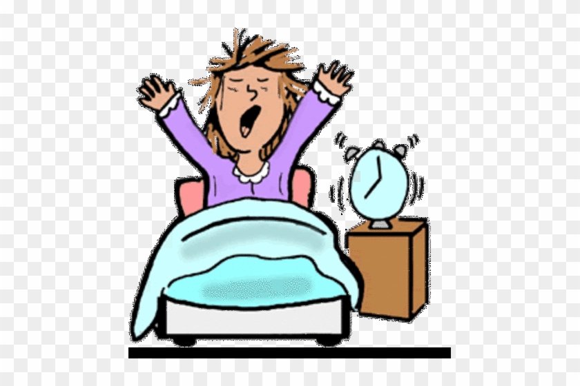 Friday - Cartoon Of Someone Waking Up - Free Transparent PNG Clipart