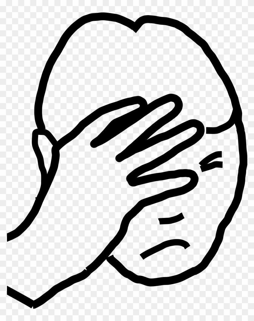 Facepalm July Clip Art - Facepalm #1235908