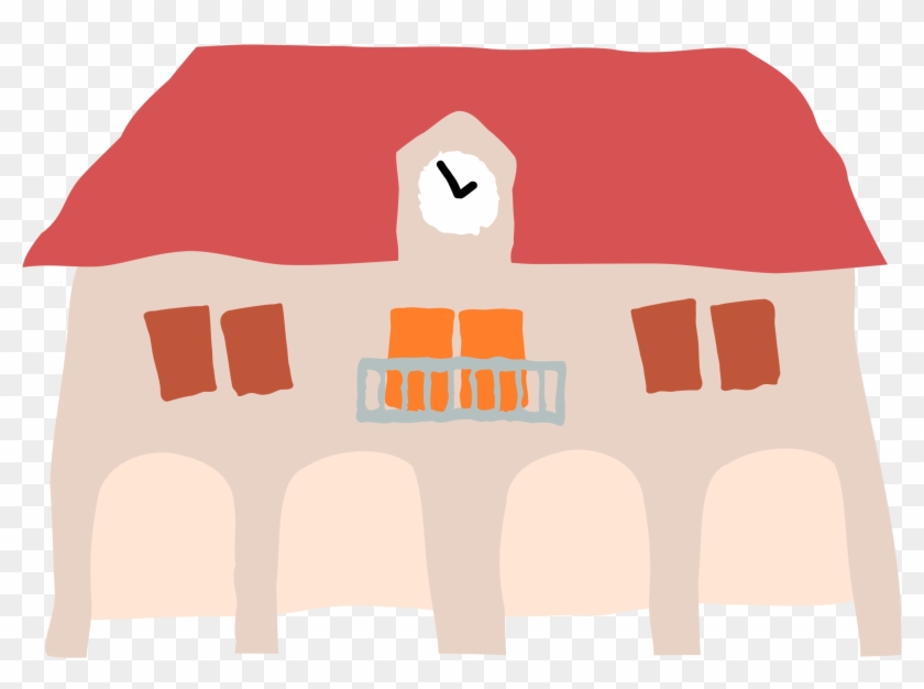 Town Hall 1 - Ayuntamiento Clipart #1236760