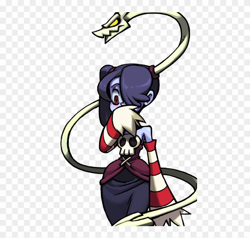 Squigly Surprised Down - Skullgirls Fukua #1237786