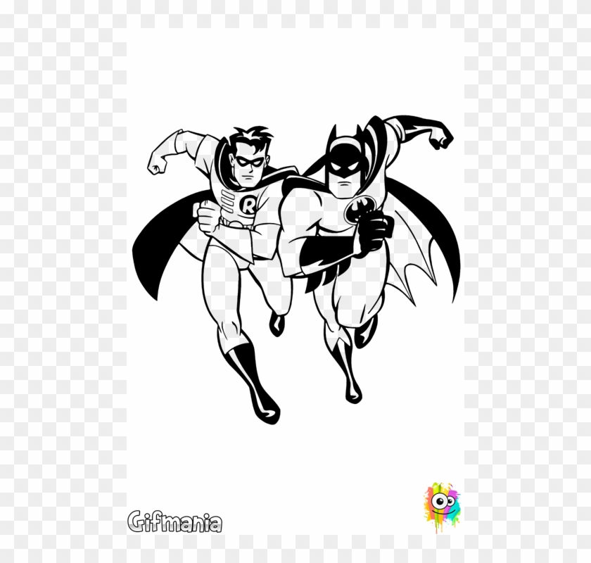 batman and robin coloring pages for kids