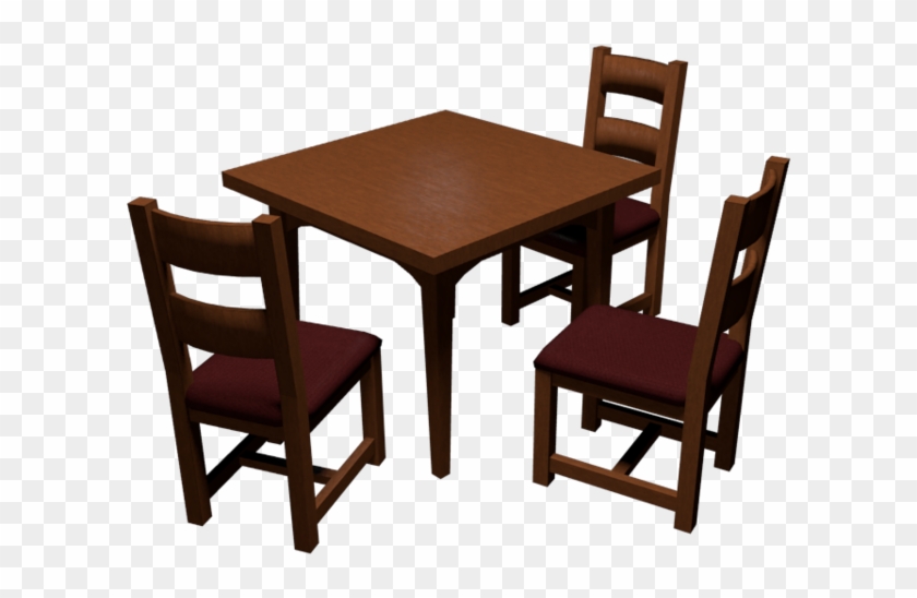 Dining Table Cartoon And Chairs Wip By - Cartoon Table And Chairs