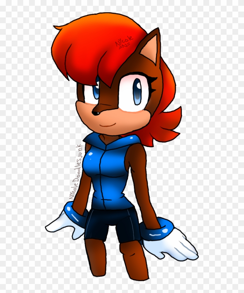 Sally Acorn By Nicoledoodlesjunk - Cartoon #1239994