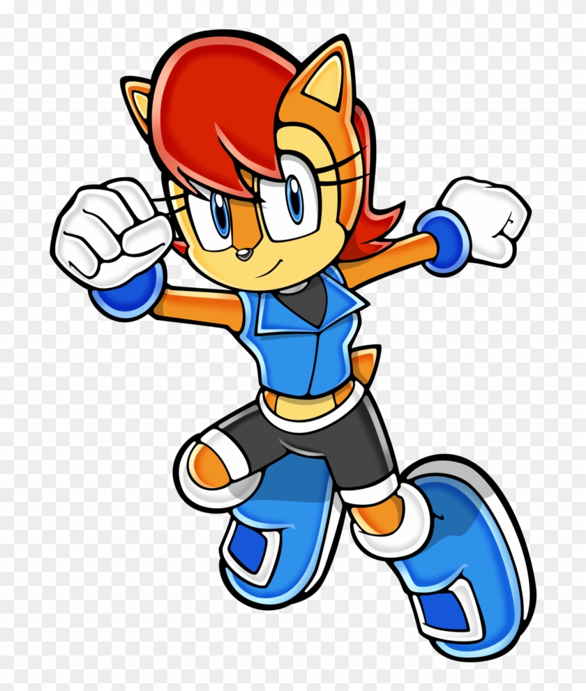 Sally Acorn In Sonic X - Sally Acorn Z Sonica - Full Size PNG Clipart ...