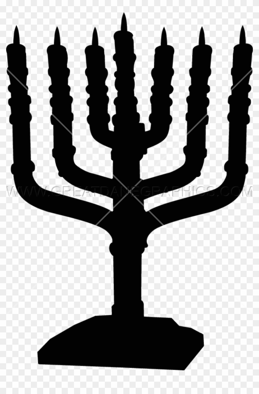 Menorah & Dreidel - Dreidel Silhouette #1240354