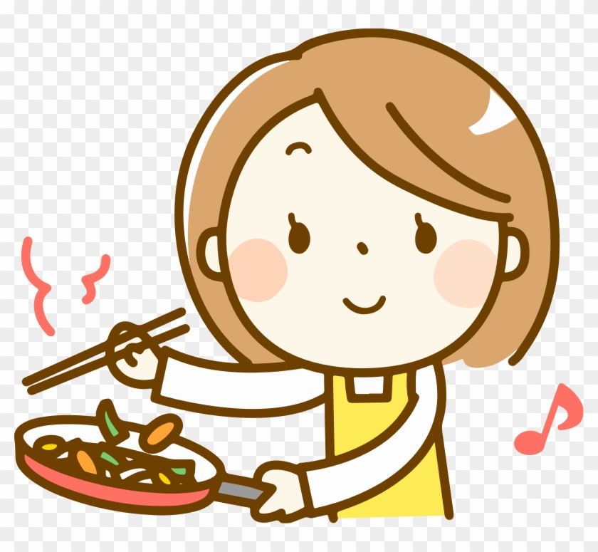 By Oksmith - イラスト お母さん 料理 - Free Transparent PNG Clipart Images Download