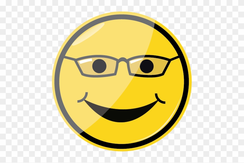 Smiley - Face - With - Nerd - Glasses - National Rifle Association 1871 Tin Sign #1241410