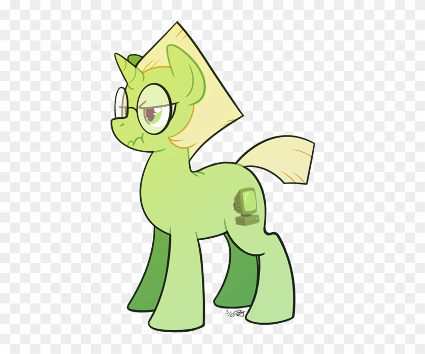 Zicygomar, Frown, Glasses, Peridot , Ponified, Safe, - Cartoon #1242193