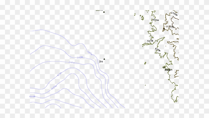 Shoreline Around Palm Beach - Map #1242676