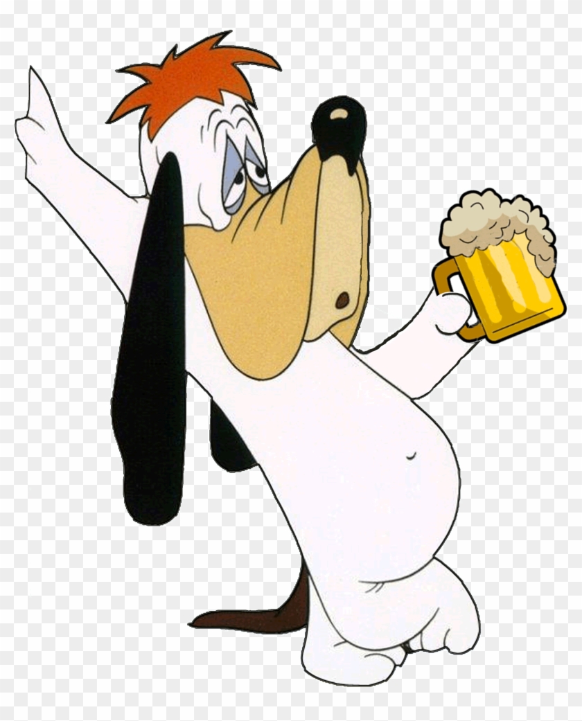 Droopy Dog Holding Cup Sad Cartoon Dog Droopy Free Transparent Png Clipart Images Download