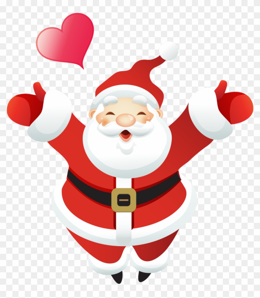 Vector Santa Claus Clipart Imagenes De Papa Noel Animadas Free Transparent Png Clipart Images Download