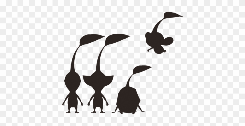 Wii U E3 Teasers - Pikmin Silhouette Png #1243753